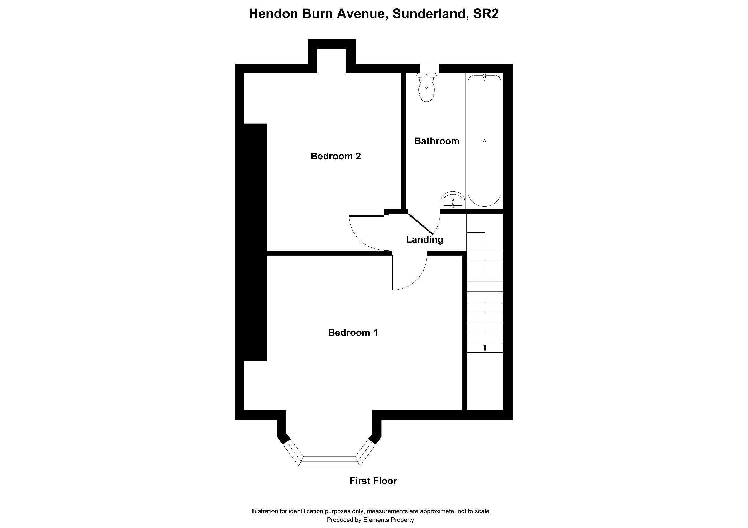 3 bed terraced house for sale in Hendon Burn Avenue, Sunderland - Property floorplan