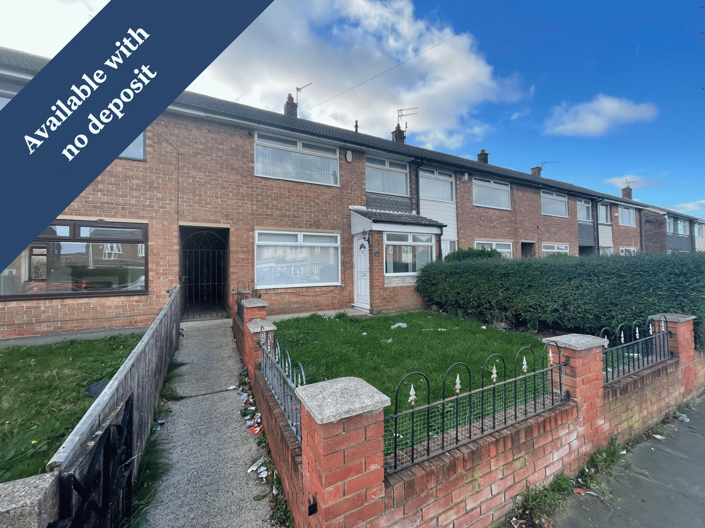 3 bed terraced house to rent in Wilton Way, Middlesbrough - Property Image 1