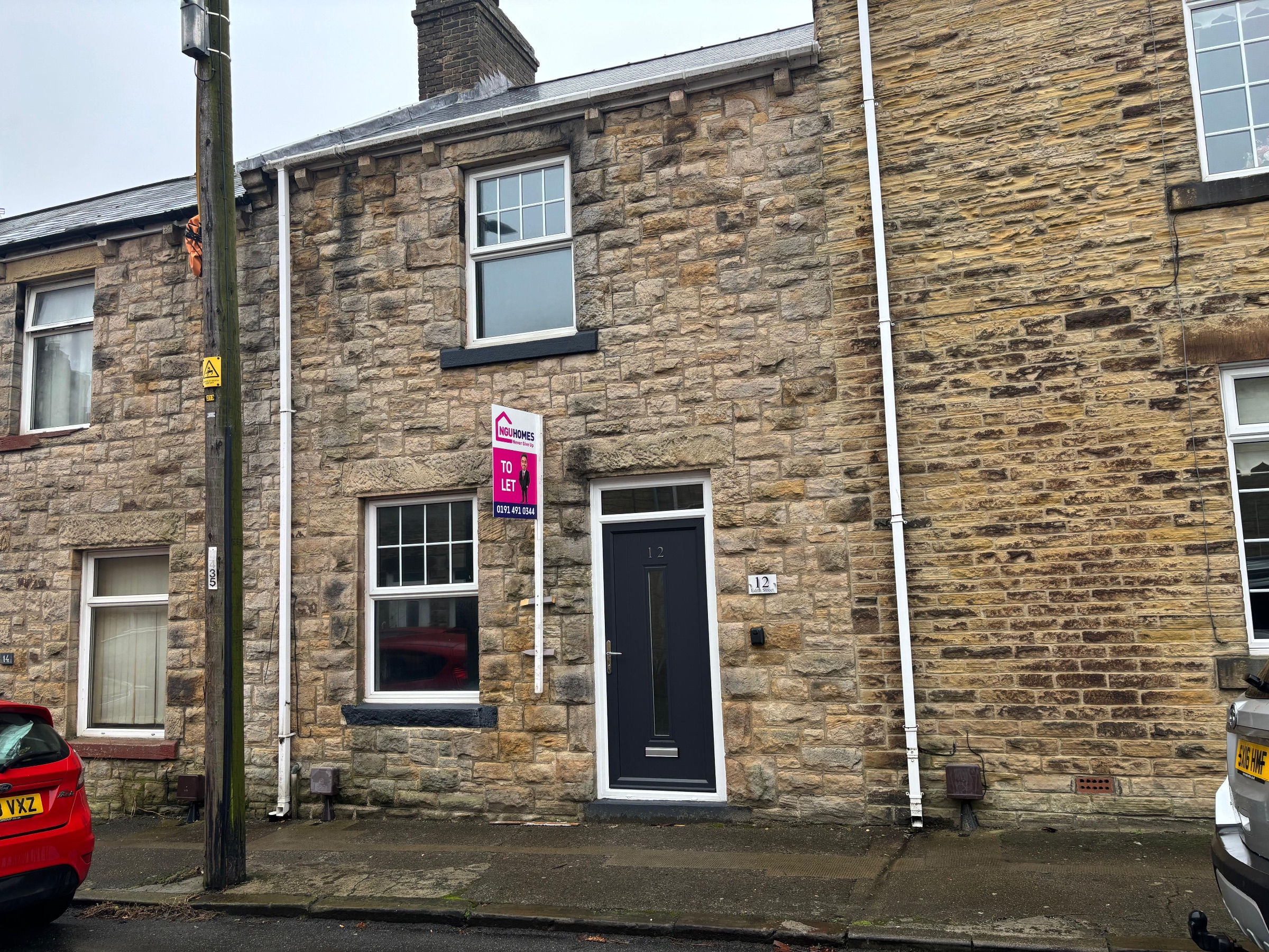 2 bed terraced house to rent in Edith Street, Consett  - Property Image 1