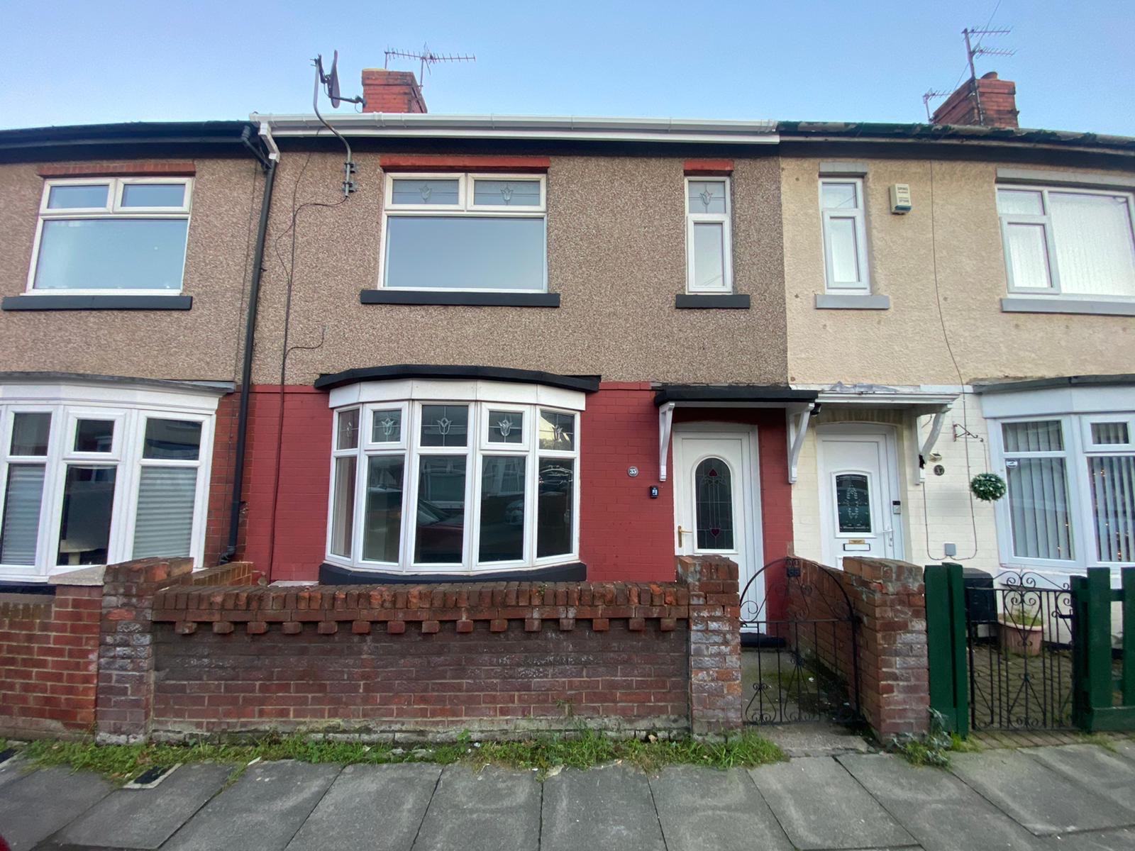 2 bed terraced house to rent in Spring Garden Road, Hartlepool  - Property Image 1