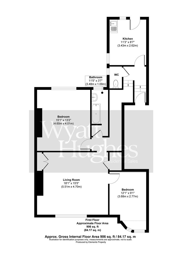 2 bed flat for sale in Maze Hill, St. Leonards-On-Sea - Property Floorplan