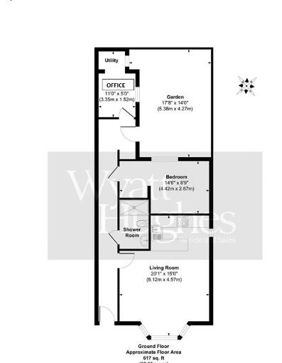 1 bed flat for sale in Croft Road, Hastings - Property Floorplan