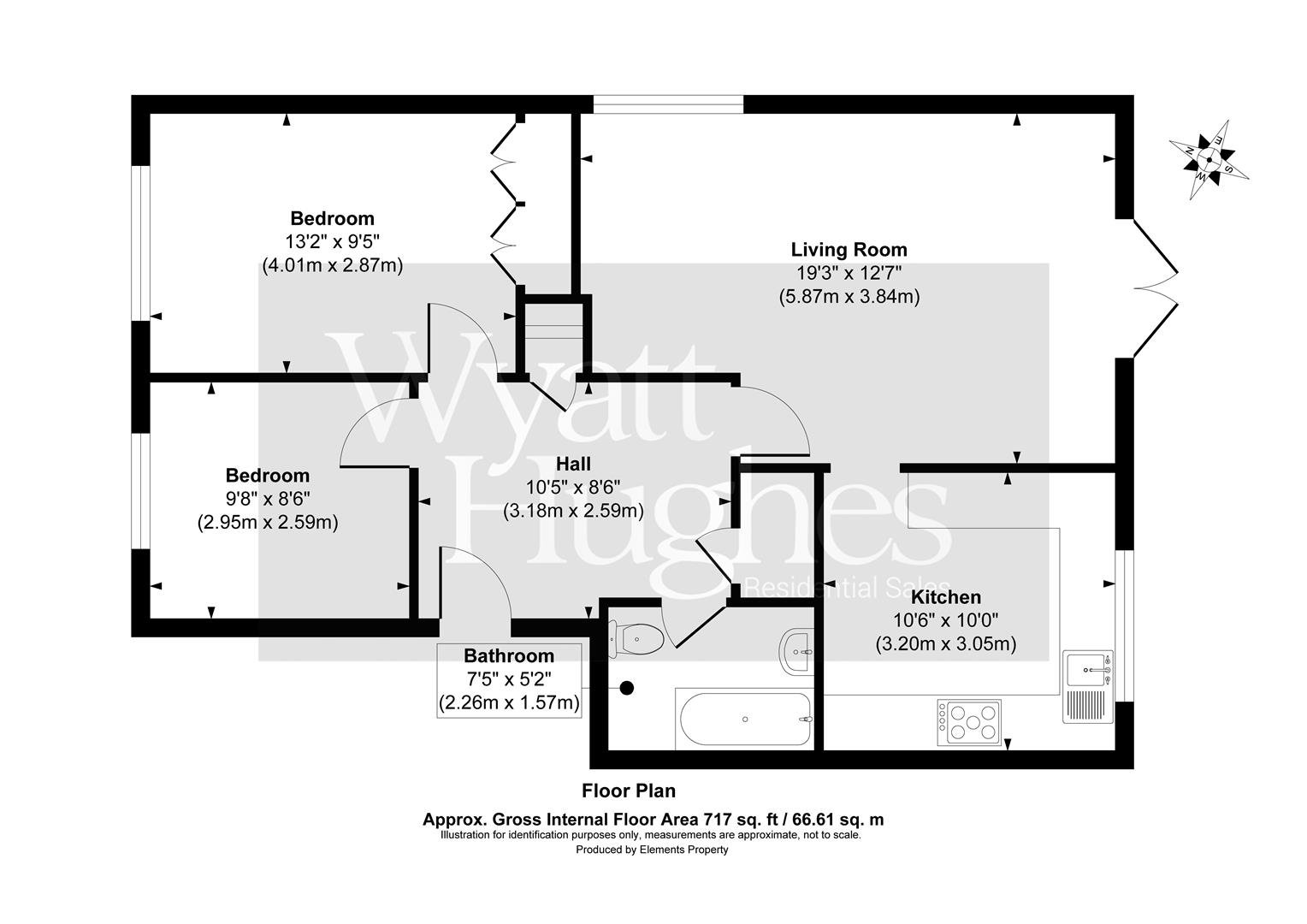 2 bed flat for sale in Pevensey Road, St. Leonards-On-Sea - Property Floorplan
