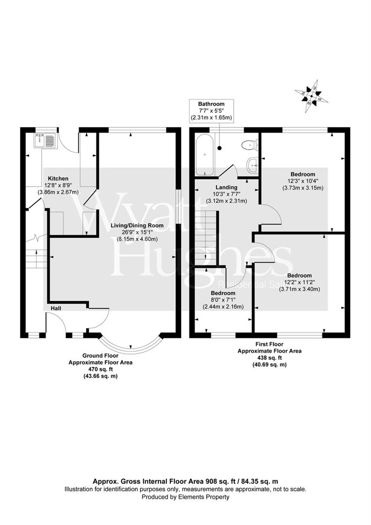 3 bed house for sale in Links Drive, Bexhill-On-Sea - Property Floorplan
