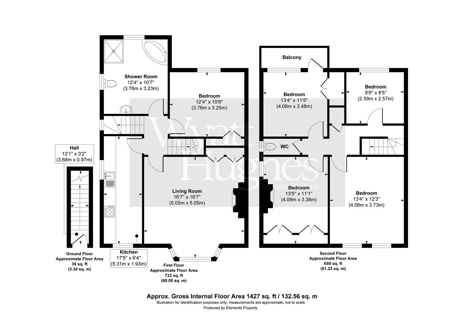5 bed flat for sale in Lower Park Road, Hastings - Property Floorplan