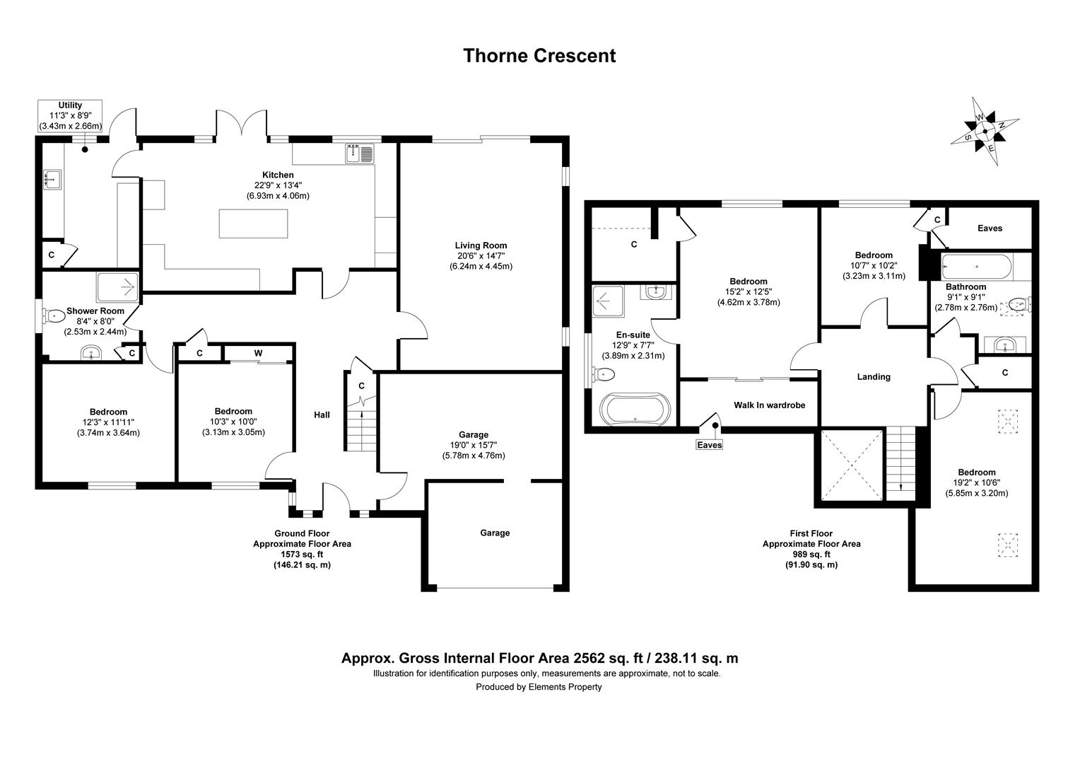 5 bed detached bungalow for sale in Thorne Crescent, Bexhill-On-Sea - Property Floorplan