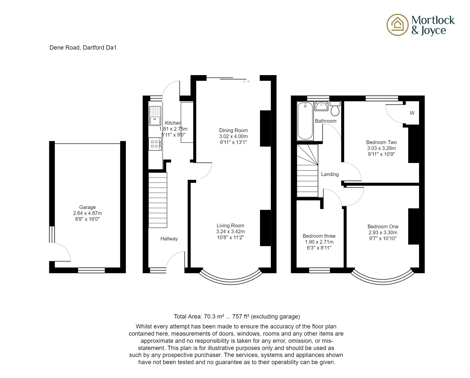 3 bed end of terrace house for sale in Dene Road, Dartford - Property floorplan