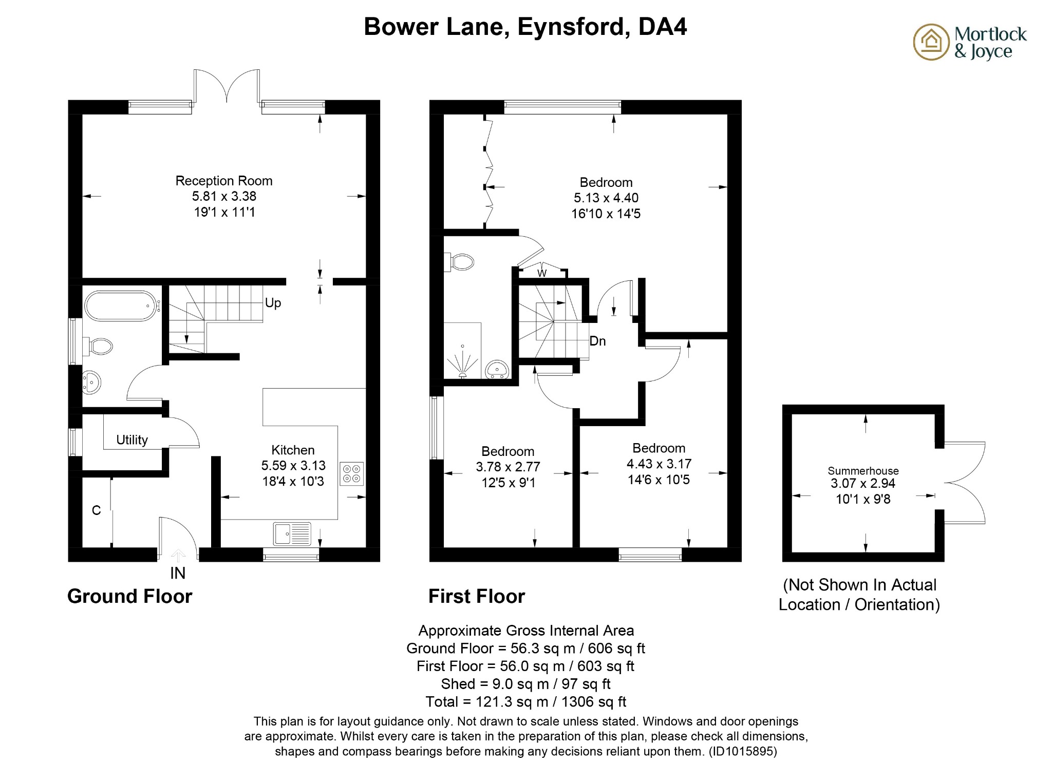 3 bed semi-detached house for sale in Bower Lane, Dartford - Property floorplan