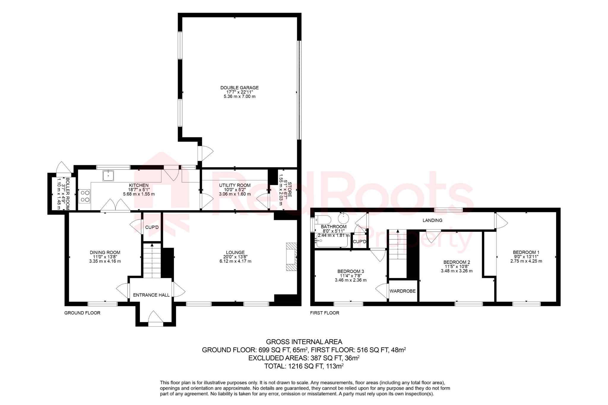 3 bed detached house for sale in Hangman Stone Lane, Doncaster - Property floorplan