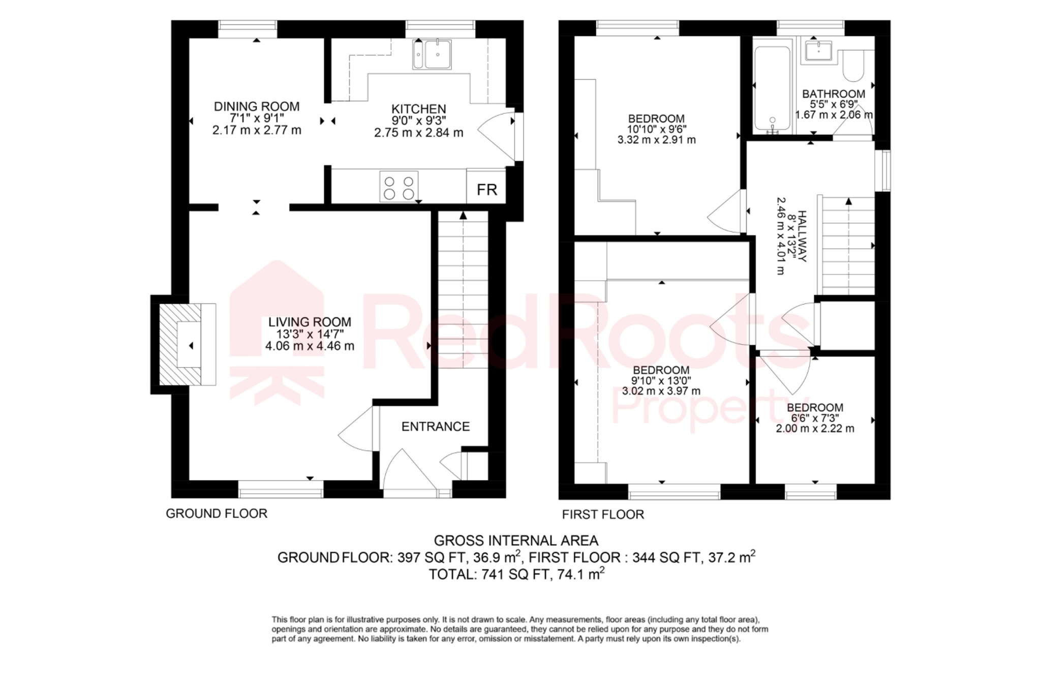 3 bed semi-detached house for sale in Meadow Croft, Pontefract - Property floorplan