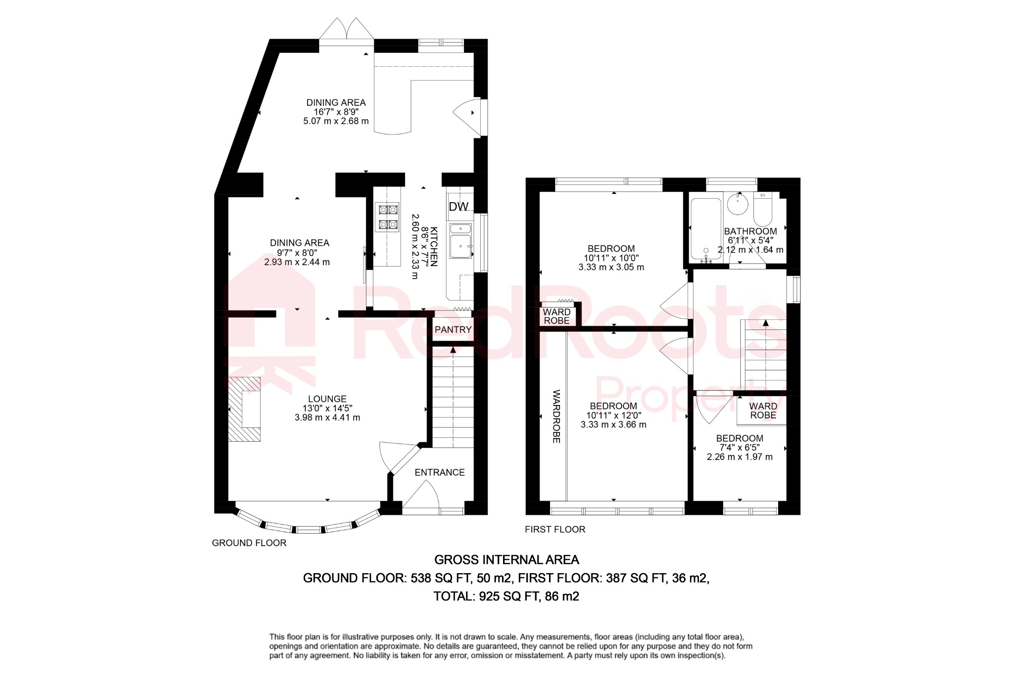 3 bed semi-detached house for sale in Shelley Grove, Doncaster - Property floorplan