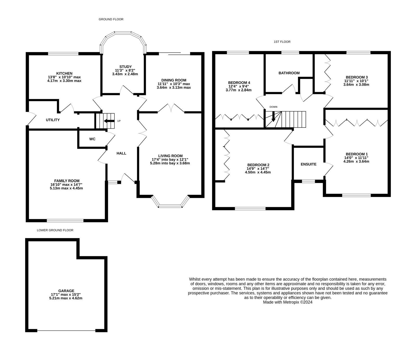 4 bed detached house for sale in Hawthorne Way, Huddersfield - Property floorplan