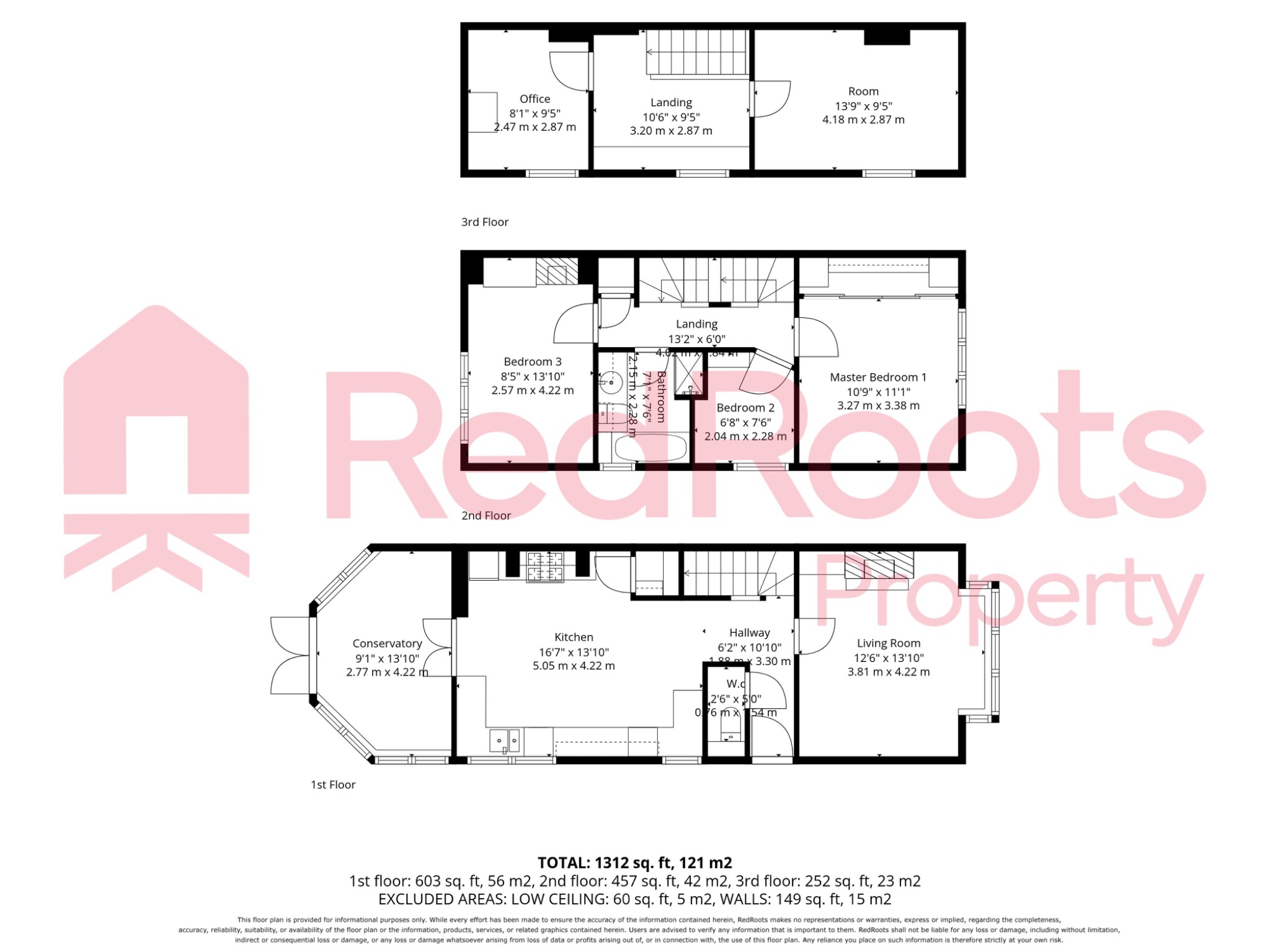 3 bed semi-detached house for sale in High Street, Dunsville, Doncaster, South Yorkshire, DN7 - Property floorplan