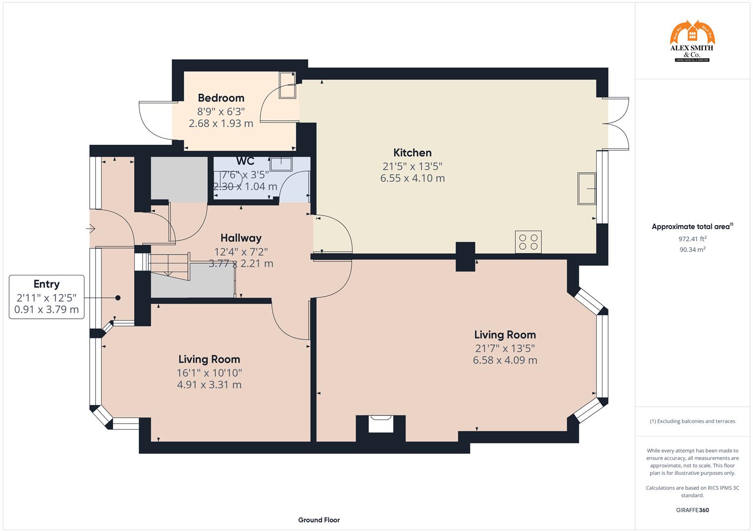 4 bed semi-detached house for sale in Madison Avenue, Birmingham - Property Floorplan