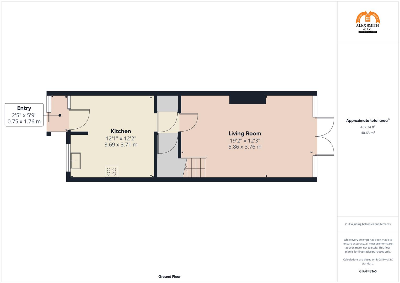 2 bed town house for sale in Oxford Close, Birmingham - Property Floorplan