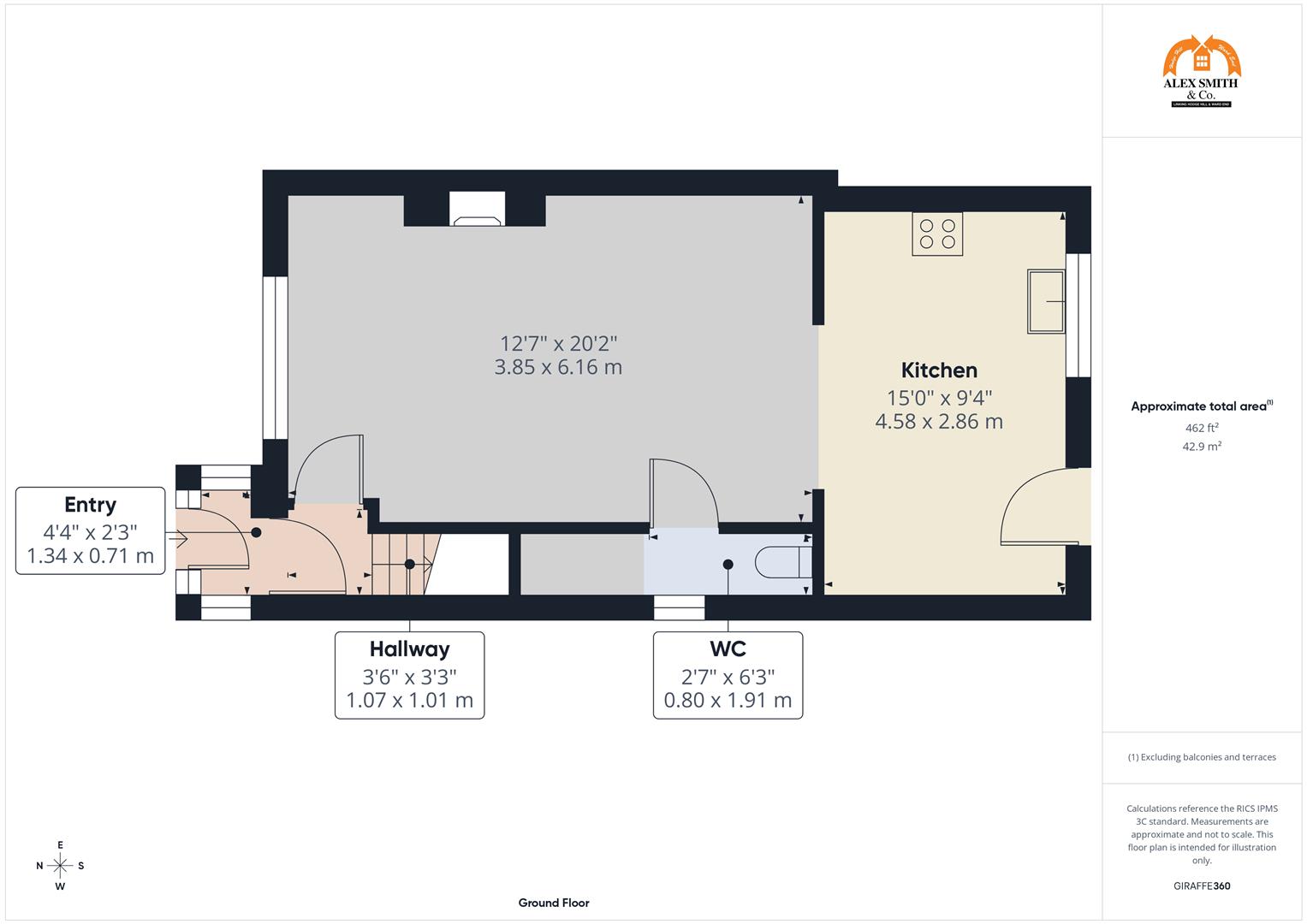 2 bed town house for sale in Wyndhurst Road, Birmingham - Property Floorplan