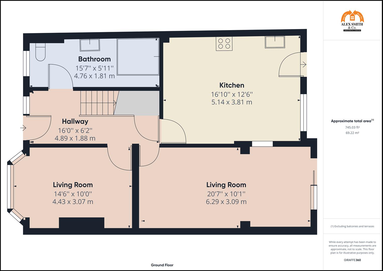 4 bed semi-detached house for sale in Mickleover Road, Birmingham - Property Floorplan