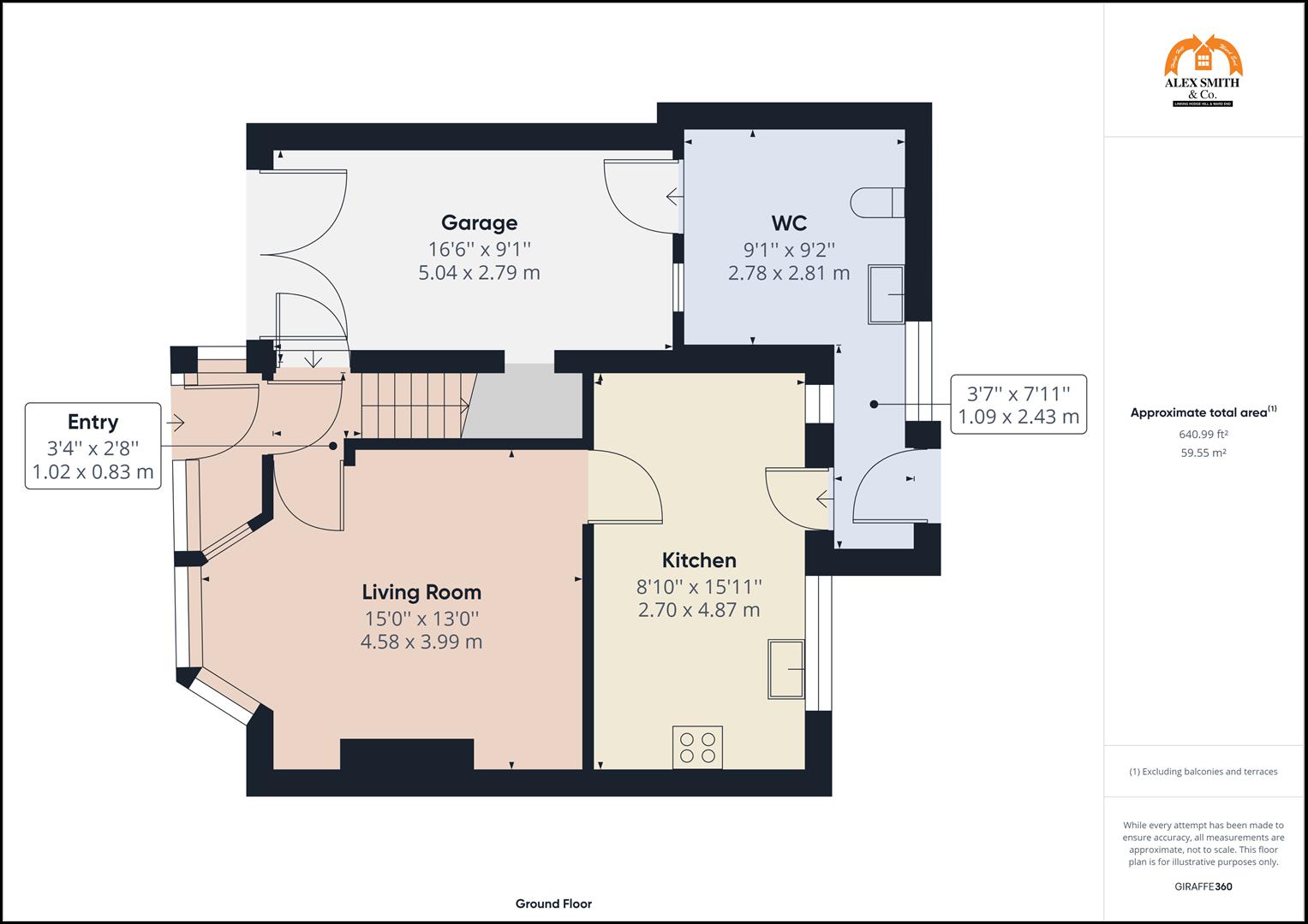2 bed semi-detached house for sale in Chester Road, Birmingham - Property Floorplan