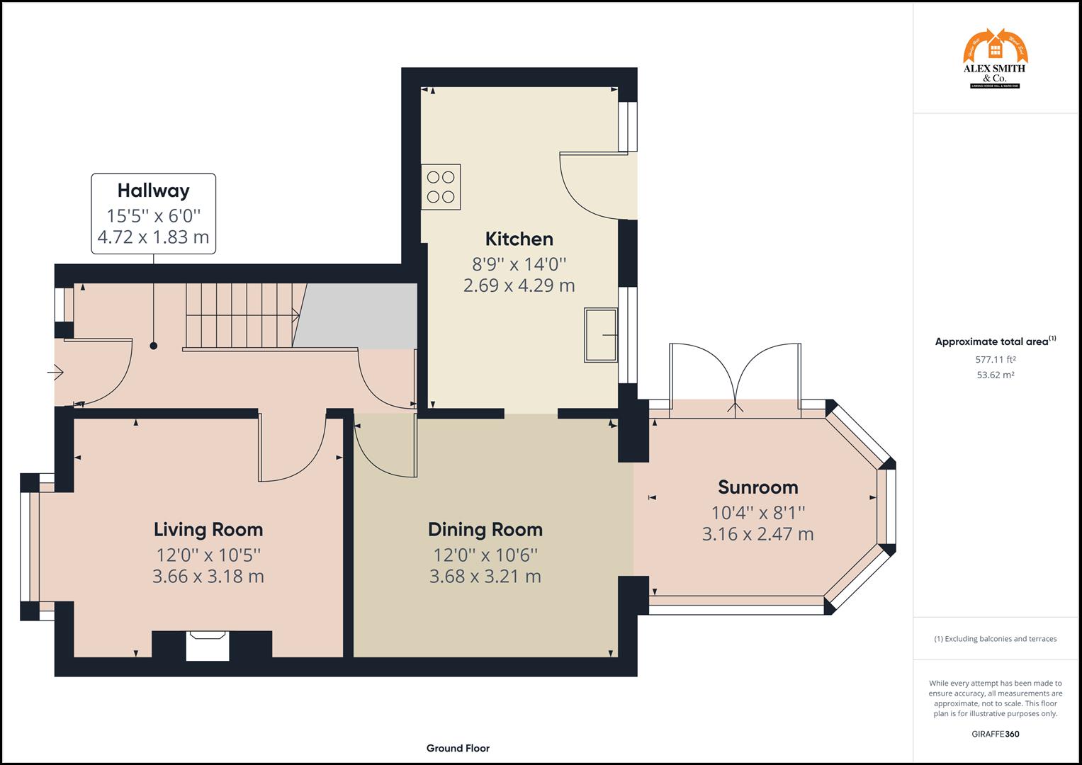 3 bed semi-detached house for sale in Morley Road, Birmingham - Property Floorplan