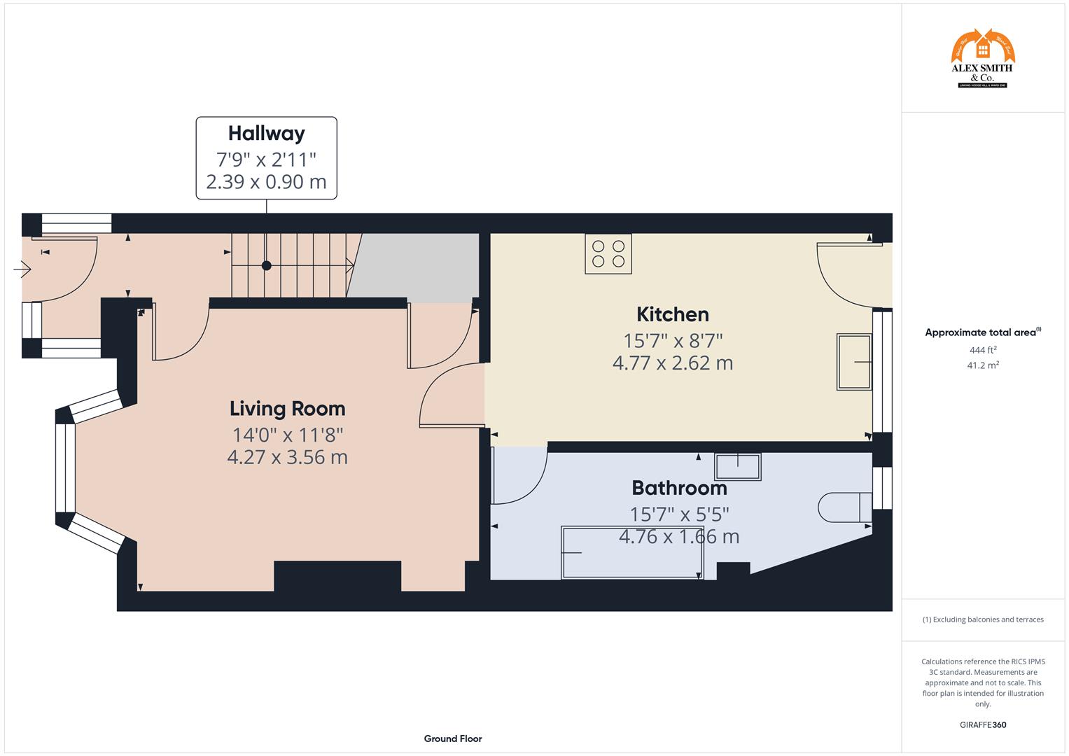 3 bed town house for sale in Essendon Road, Birmingham - Property Floorplan