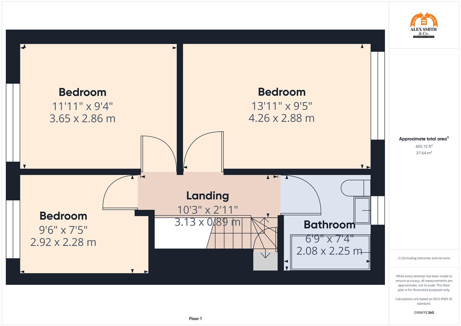 3 bed terraced house for sale in Belchers Lane, Birmingham - Property Floorplan