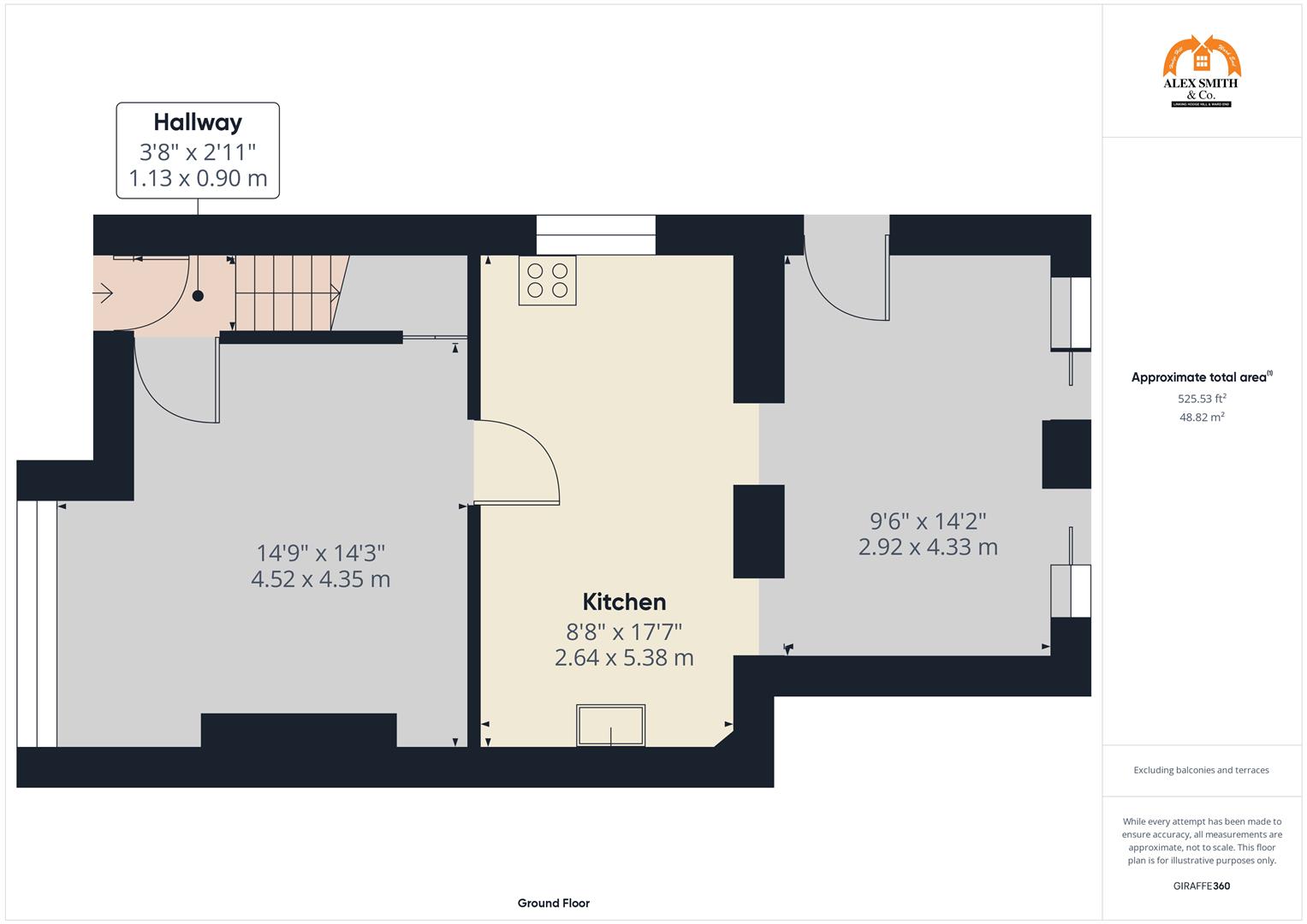 3 bed town house for sale in Kitts Green Road, Birmingham - Property Floorplan