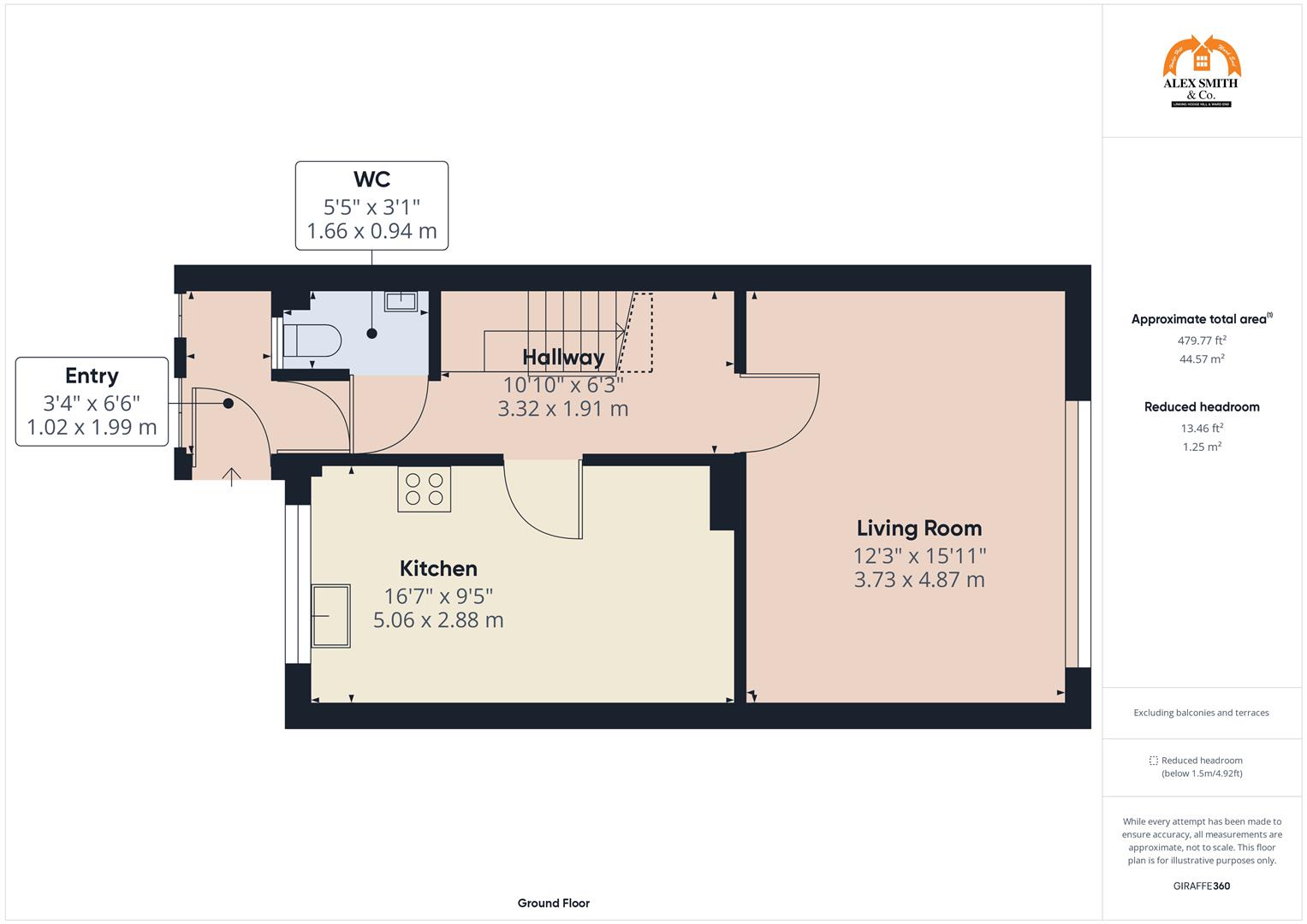 3 bed town house for sale in Falkland Way, Birmingham - Property Floorplan