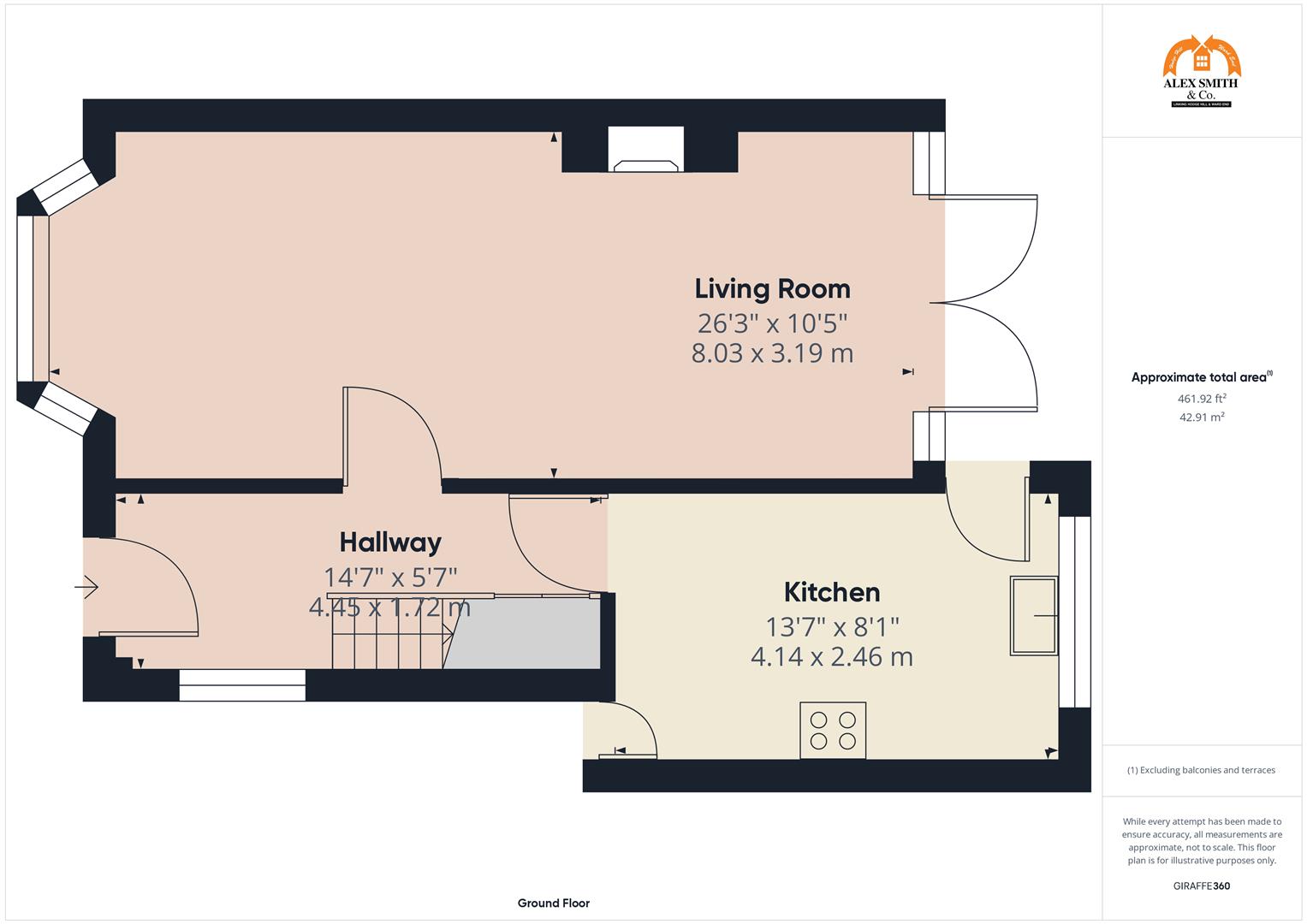 3 bed semi-detached house for sale in Falmouth Road, Birmingham - Property Floorplan