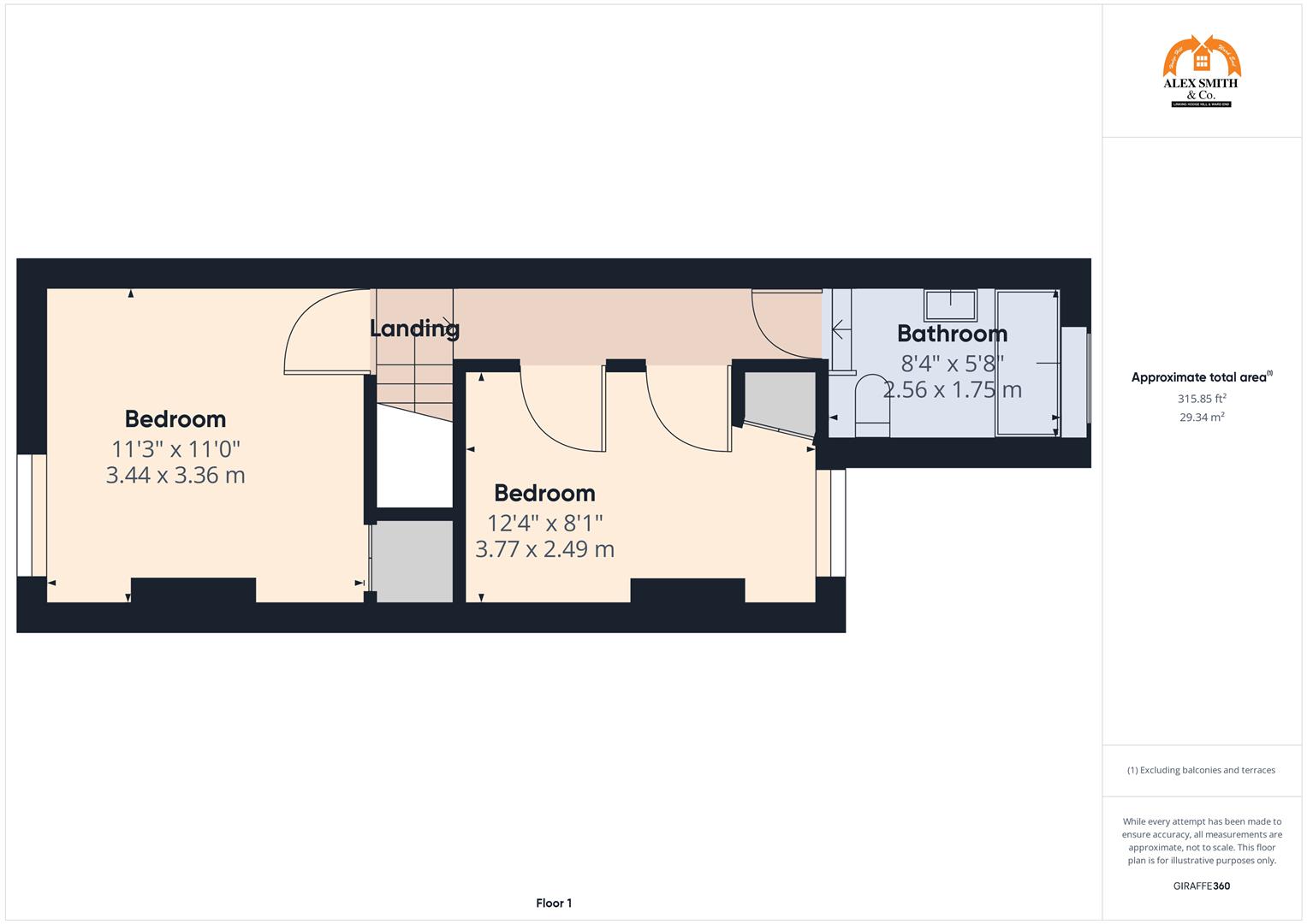 2 bed town house for sale in Wright Road, Birmingham - Property Floorplan