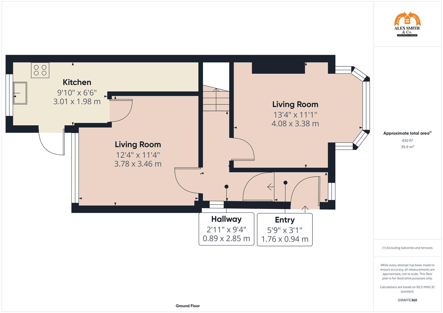 3 bed semi-detached house for sale in Barton Croft, Birmingham - Property Floorplan