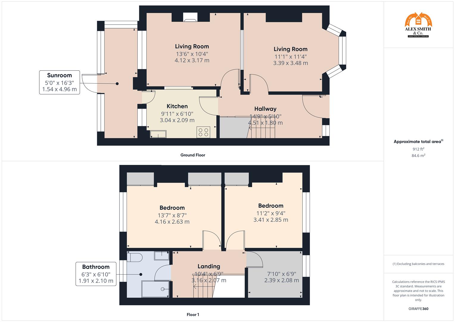 3 bed terraced house for sale in Foley Road, Birmingham - Property Floorplan