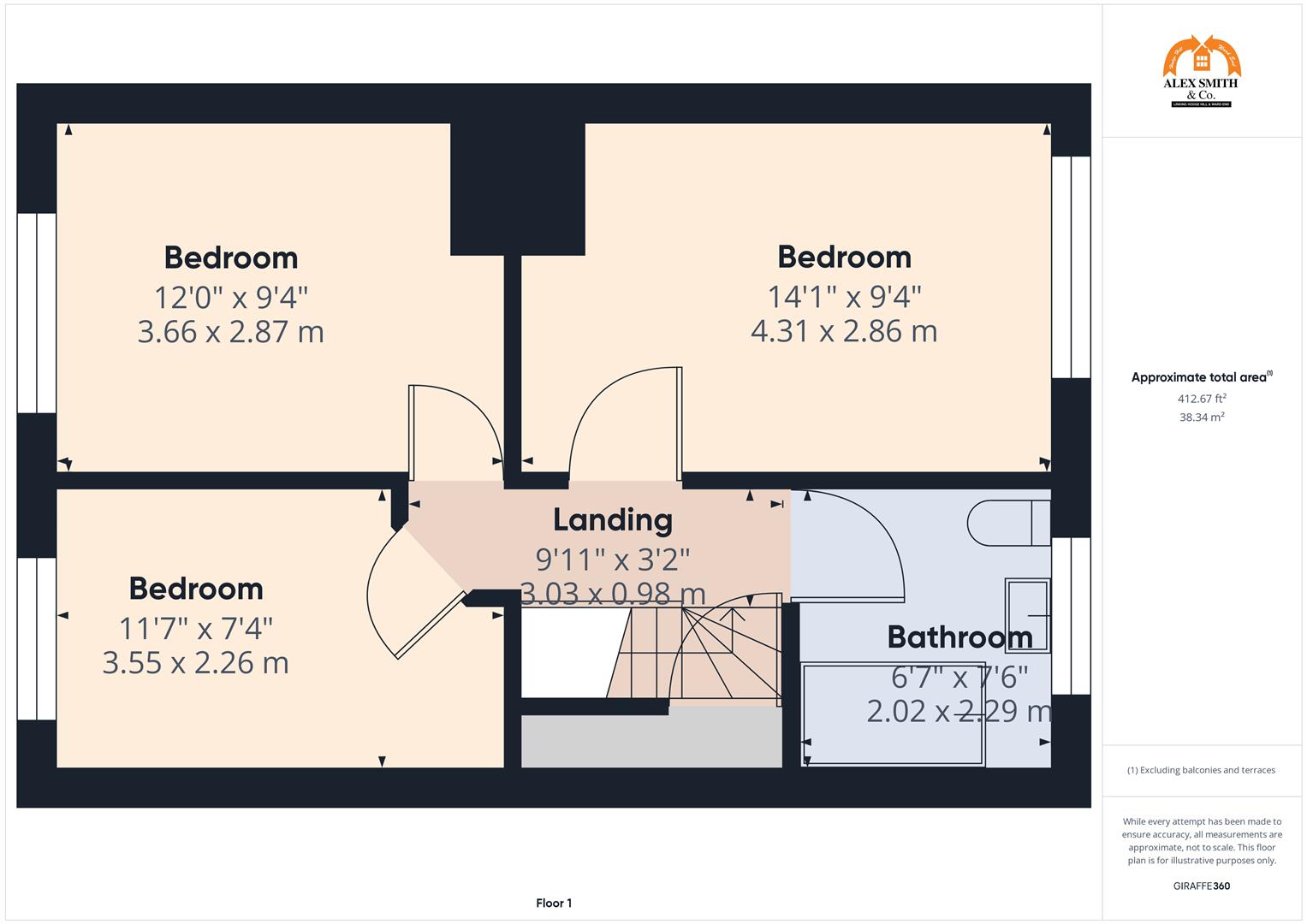 3 bed semi-detached house for sale in Sandbourne Road, Birmingham - Property Floorplan