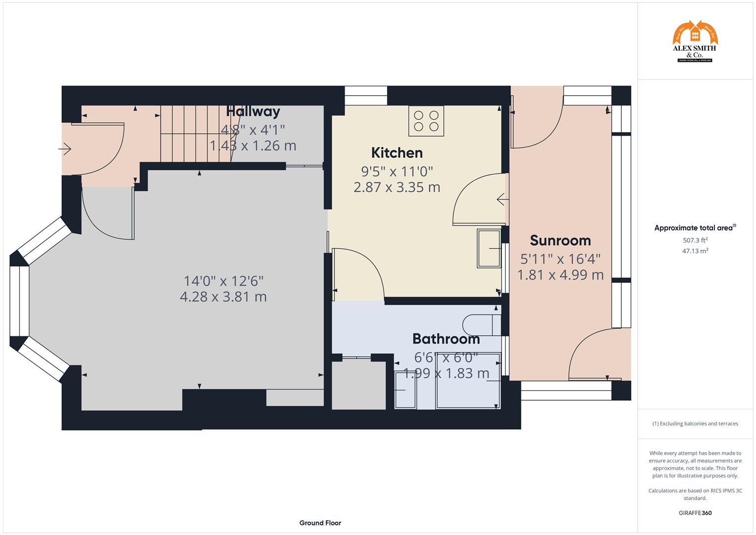 3 bed end of terrace house for sale in Cotterills Lane, Birmingham - Property Floorplan