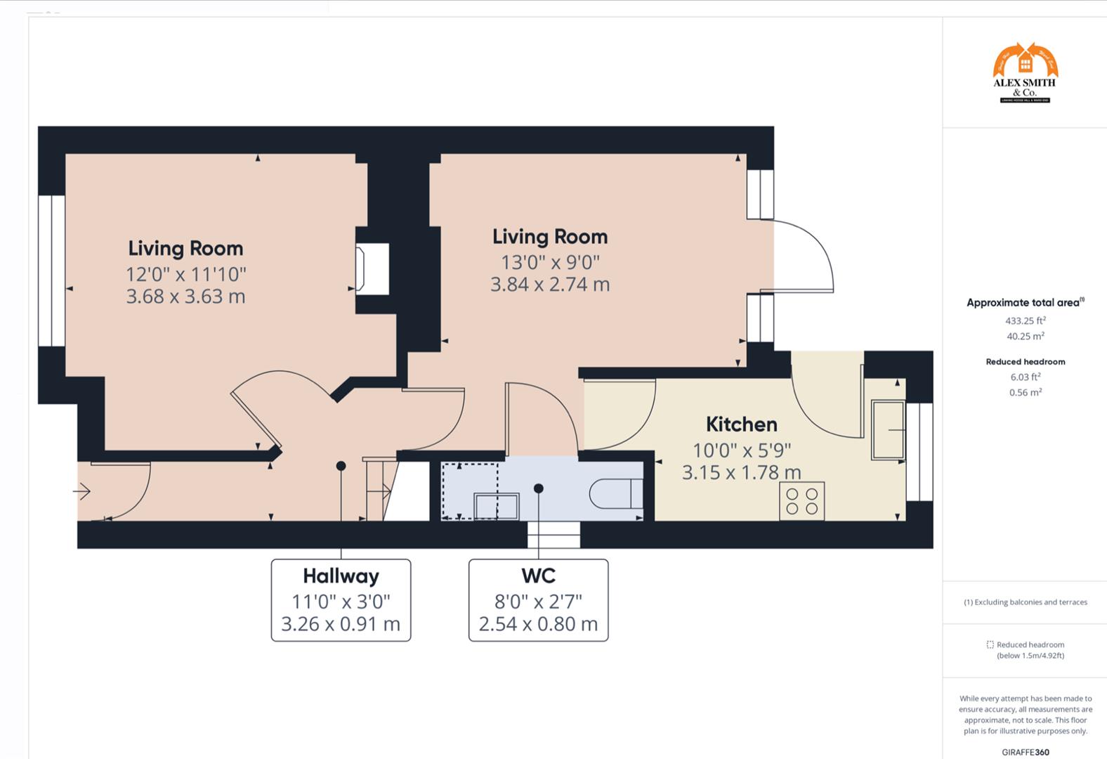 3 bed terraced house for sale in Brookhill Road, Birmingham - Property Floorplan