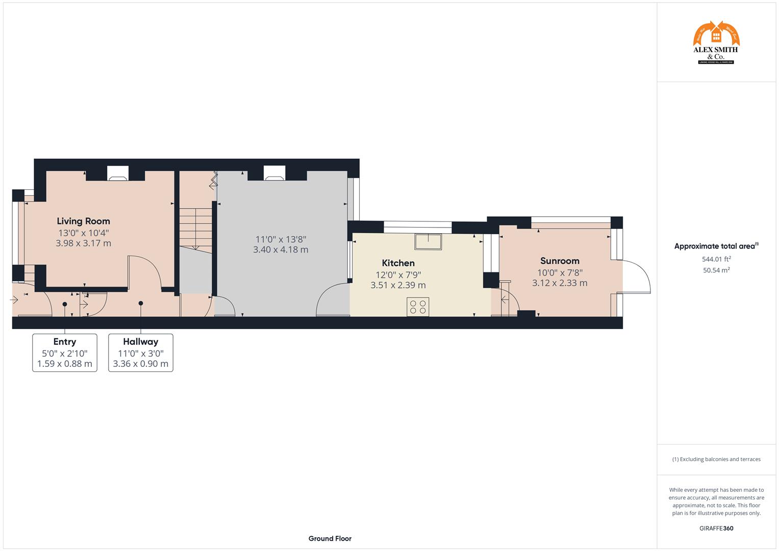 2 bed terraced house for sale in Sladefield Road, Birmingham - Property Floorplan