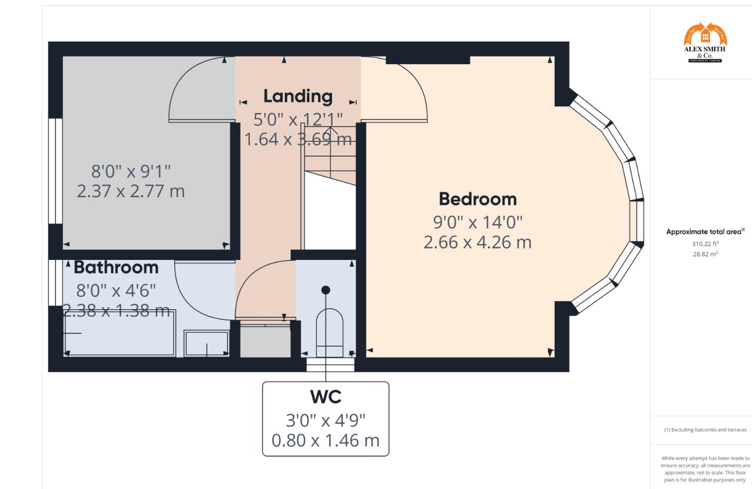 2 bed semi-detached house for sale in Darley Avenue, Birmingham - Property Floorplan