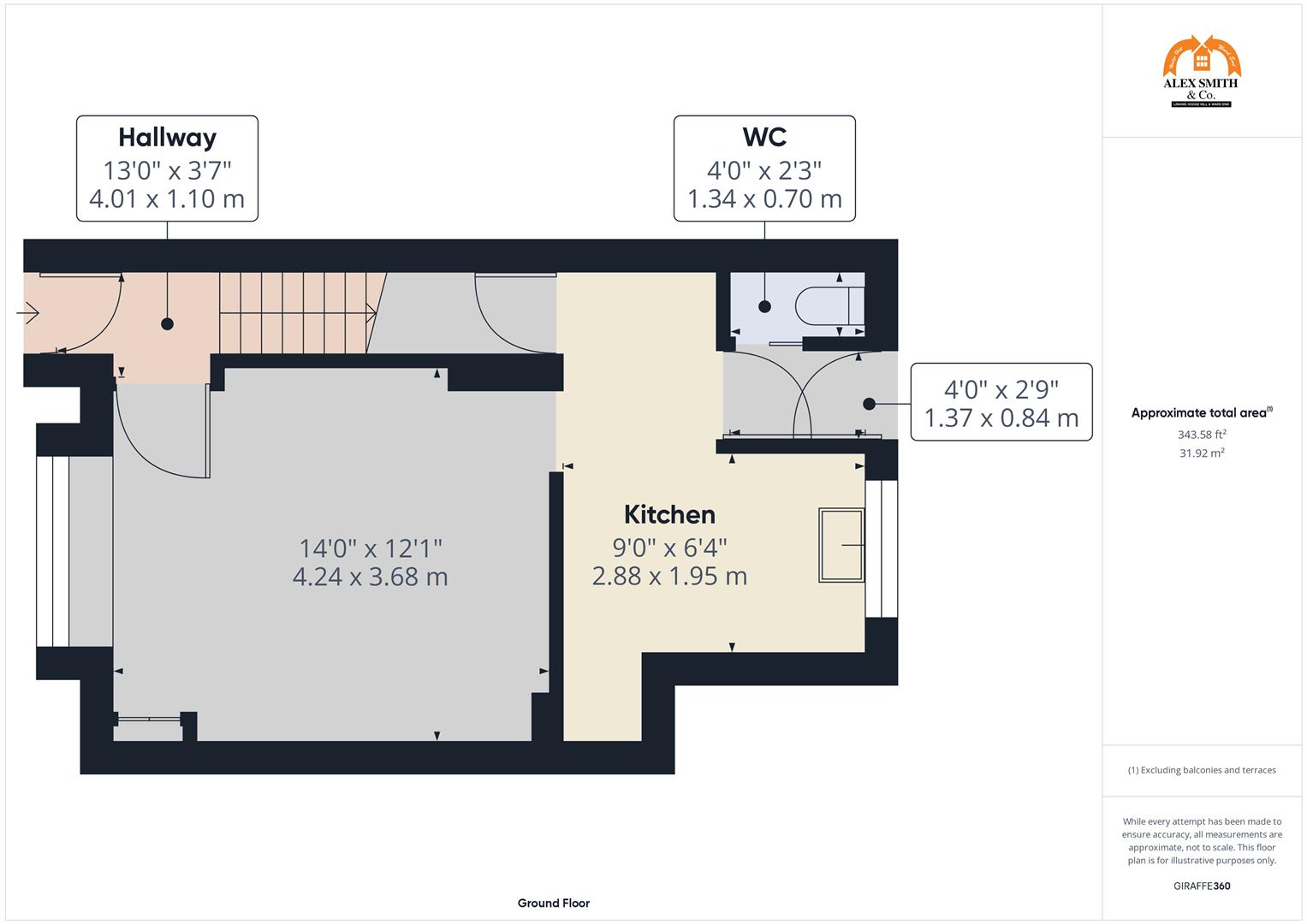 2 bed terraced house for sale in Ward End Road, Birmingham - Property Floorplan