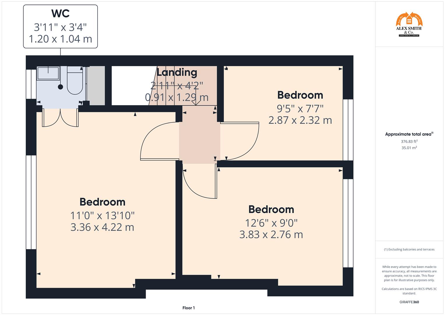 3 bed end of terrace house for sale in Shaw Hill Road, Birmingham - Property Floorplan