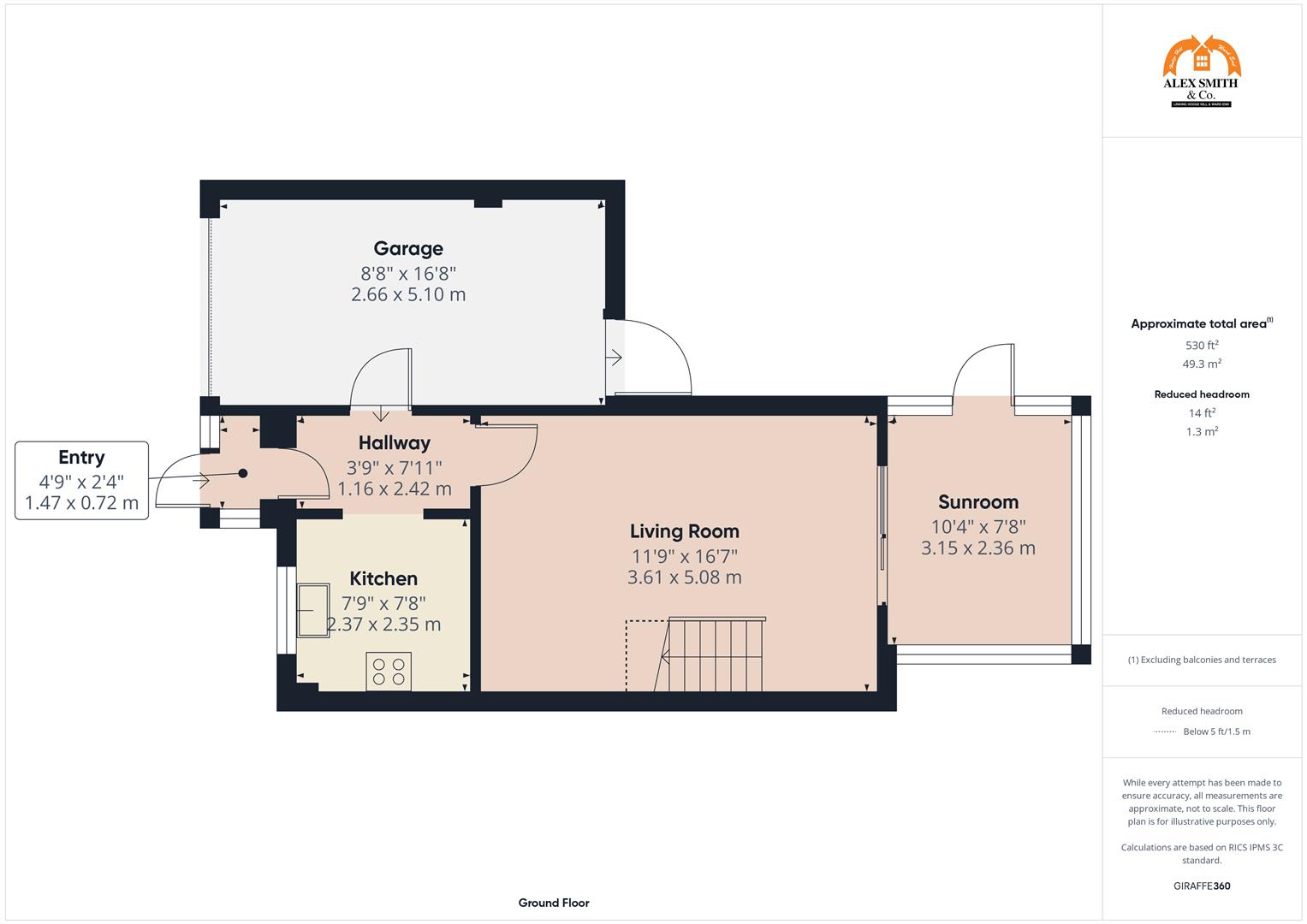 2 bed semi-detached house for sale in Oakmeadow Close, Birmingham - Property Floorplan