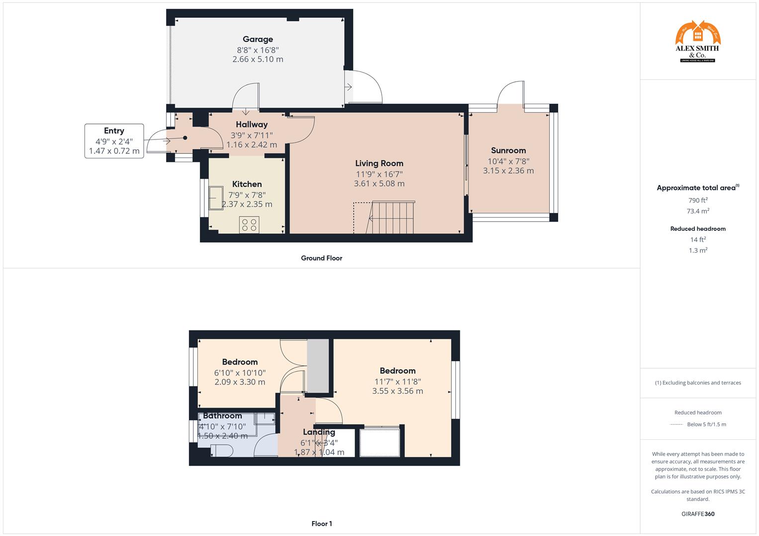 2 bed semi-detached house for sale in Oakmeadow Close, Birmingham - Property Floorplan