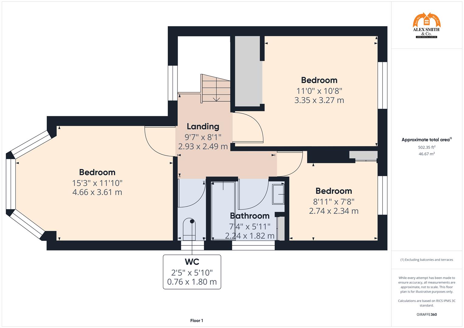 3 bed semi-detached house for sale in Coleshill Road, Birmingham - Property Floorplan