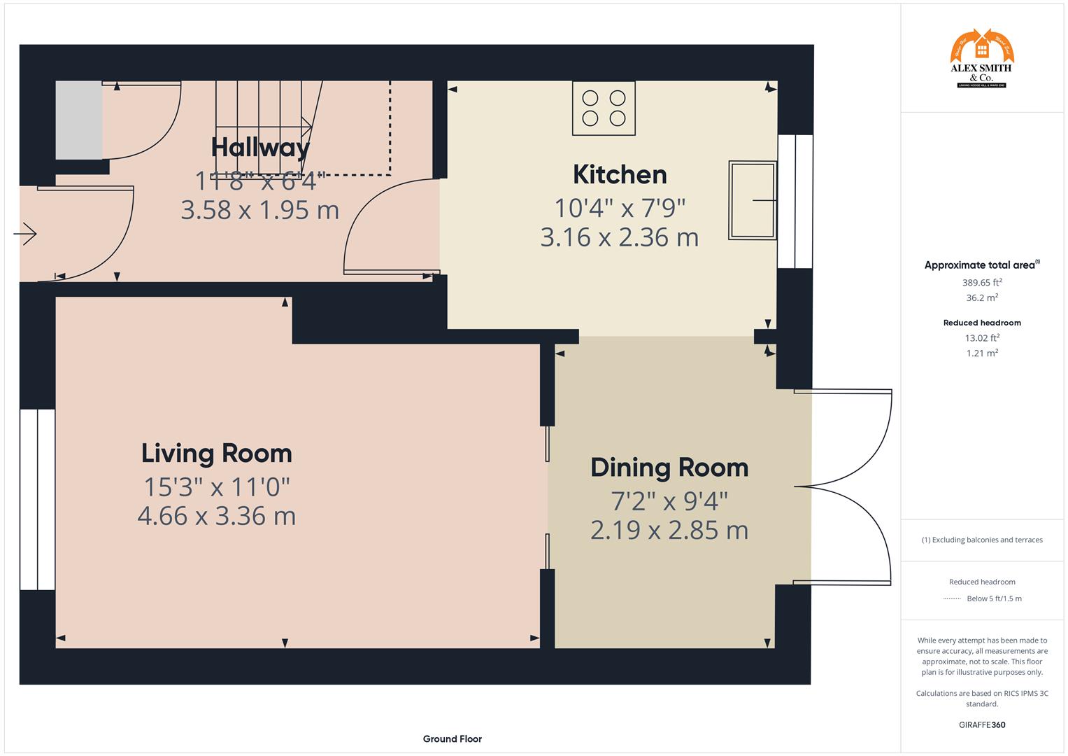 2 bed end of terrace house for sale in Broomdene Avenue, Birmingham - Property Floorplan