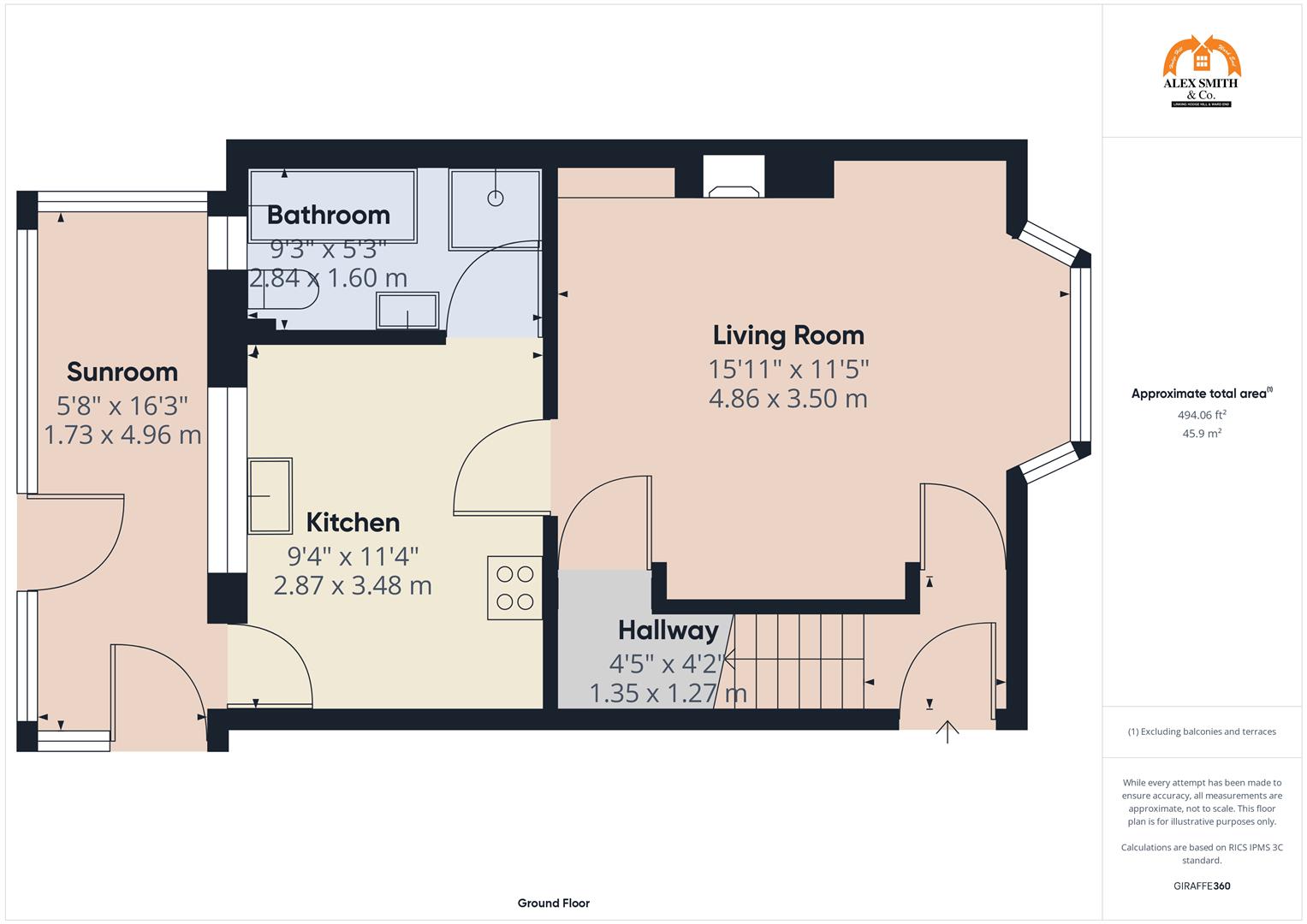 3 bed end of terrace house for sale in Wardend Road, Birmingham - Property Floorplan