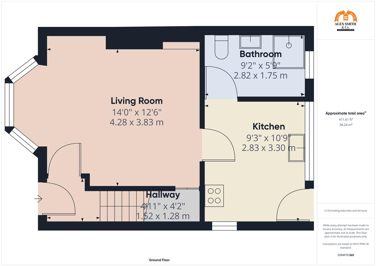 3 bed end of terrace house for sale in Cotterills Lane, Birmingham - Property Floorplan