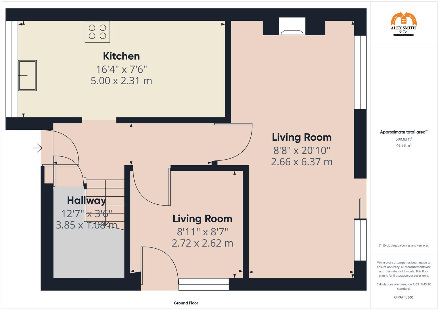 3 bed semi-detached house for sale in Hilltop Drive, Birmingham - Property Floorplan