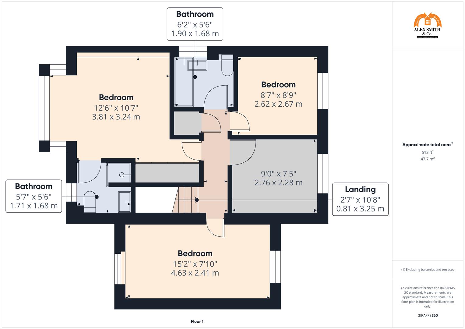 4 bed detached house for sale in Johnson Close, Birmingham - Property Floorplan