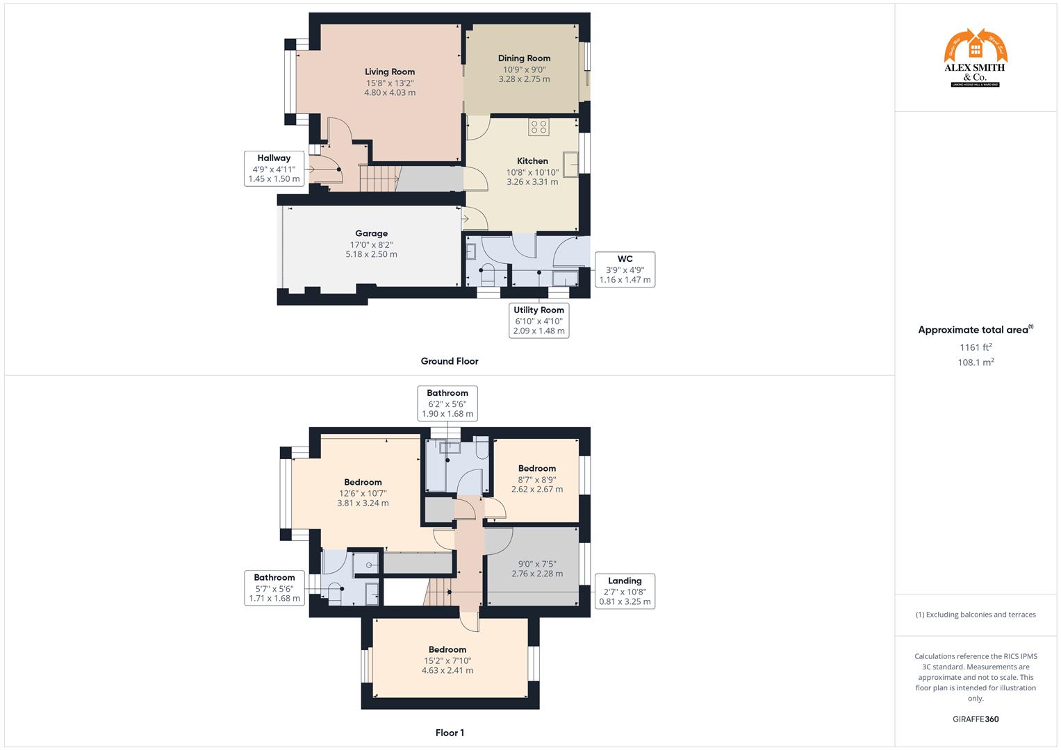 4 bed detached house for sale in Johnson Close, Birmingham - Property Floorplan