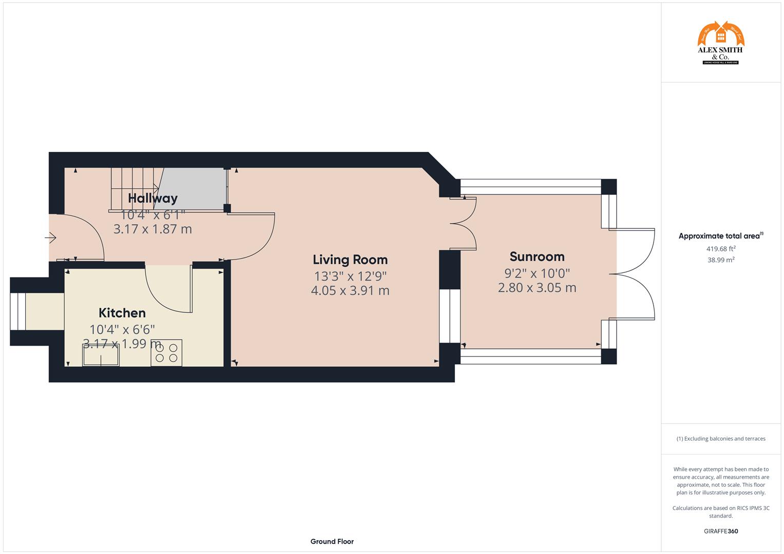 2 bed town house for sale in Hadfield Way, Birmingham - Property Floorplan