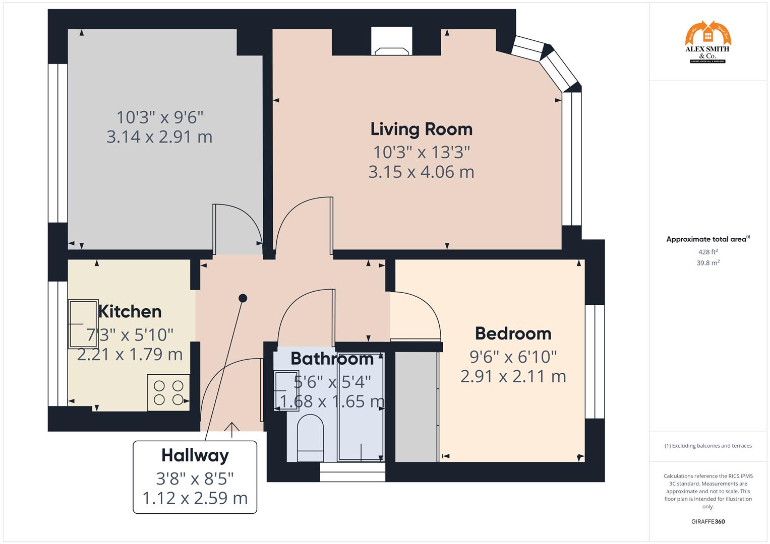 2 bed maisonette for sale in Bucklands End Lane, Birmingham - Property Floorplan