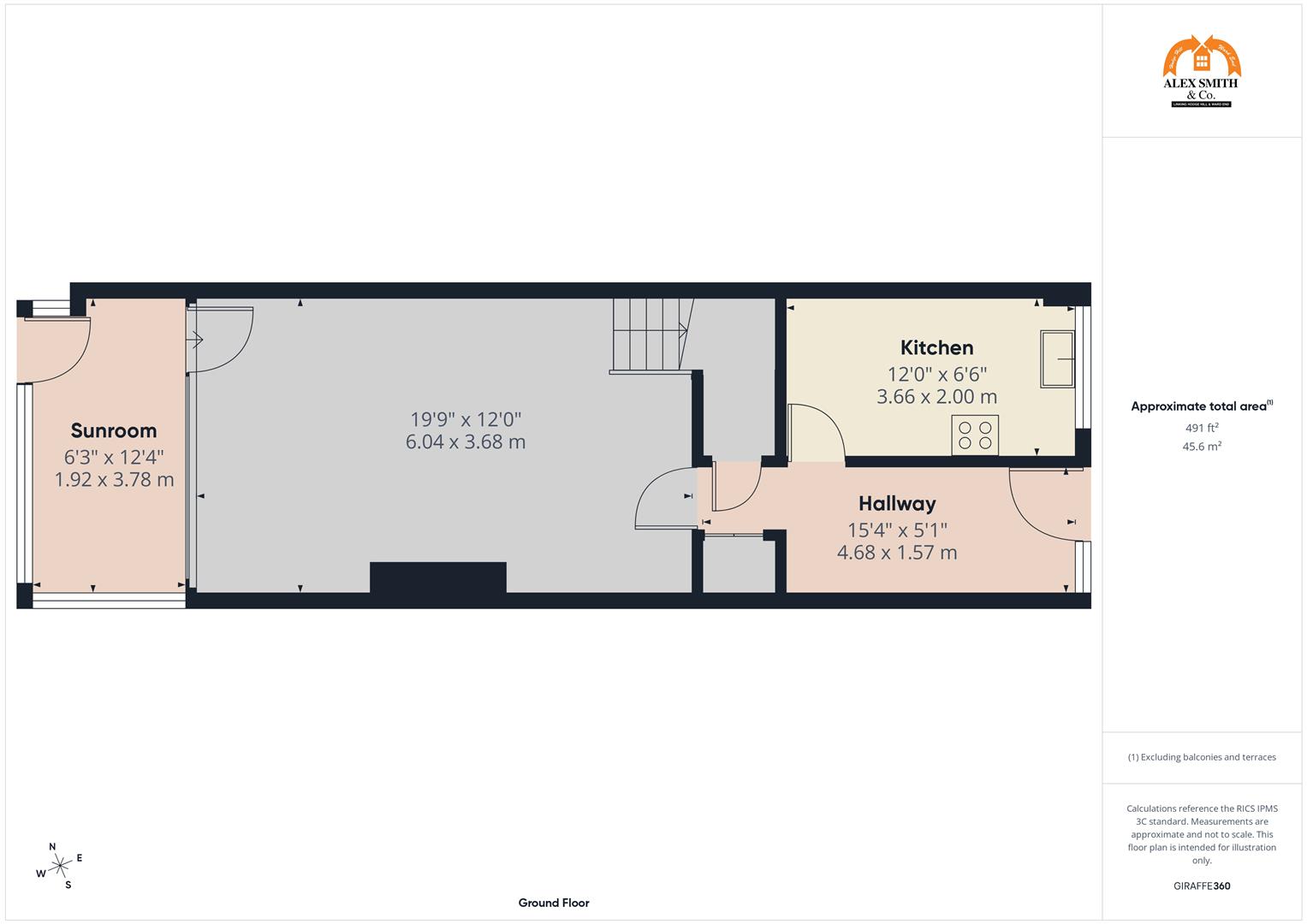 2 bed town house for sale in Oxford Close, Birmingham - Property Floorplan